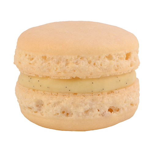 Macaron vanille réalisé par Artisan pâtissier Cluzel